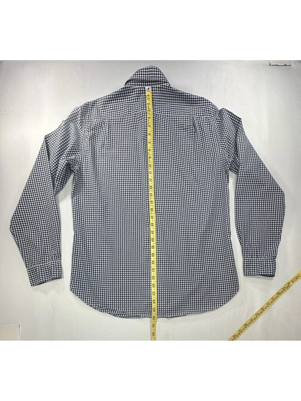 J Crew Checked Lightweight 100% Cotton Button Up Blue Mens M